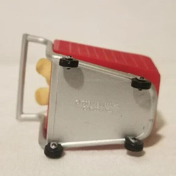 3/$25 1989 Hallmark Hoppy Holidays Bunny Shopping Cart Christmas Ornament - Picture 4 of 6